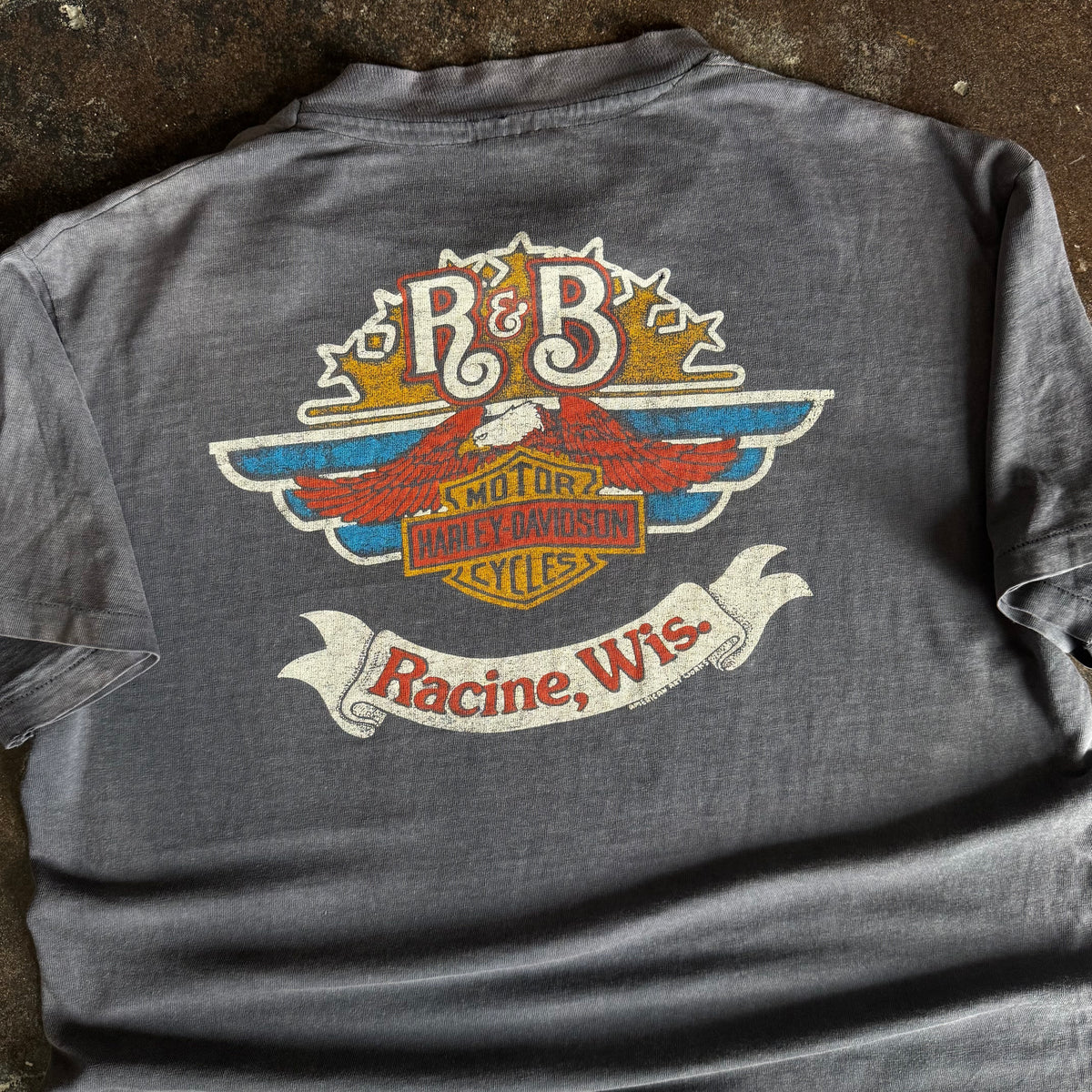 80’s Harley “Since Airplanes” Sun Faded Tee (L/XL)