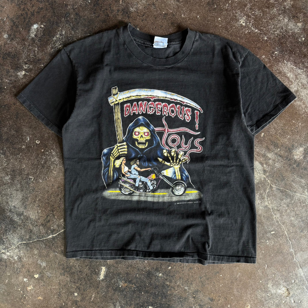 90’s Grim Reaper Dangerous Toys Biker Tee (XL)