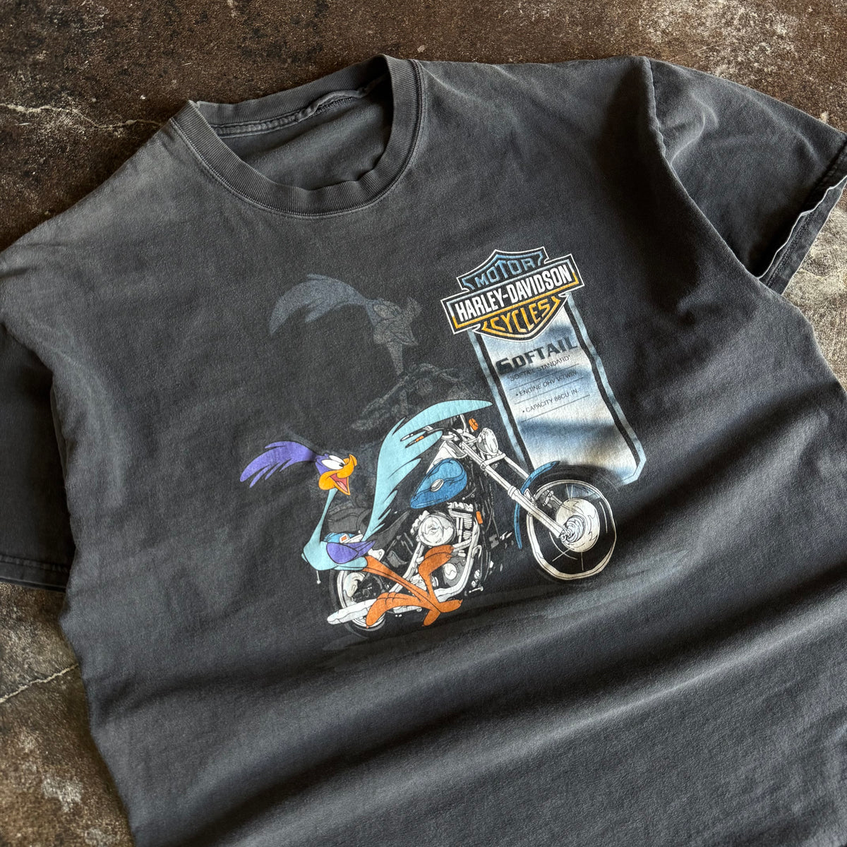 Y2K Harley Looney Tunes Soft Tail Tee (XL)