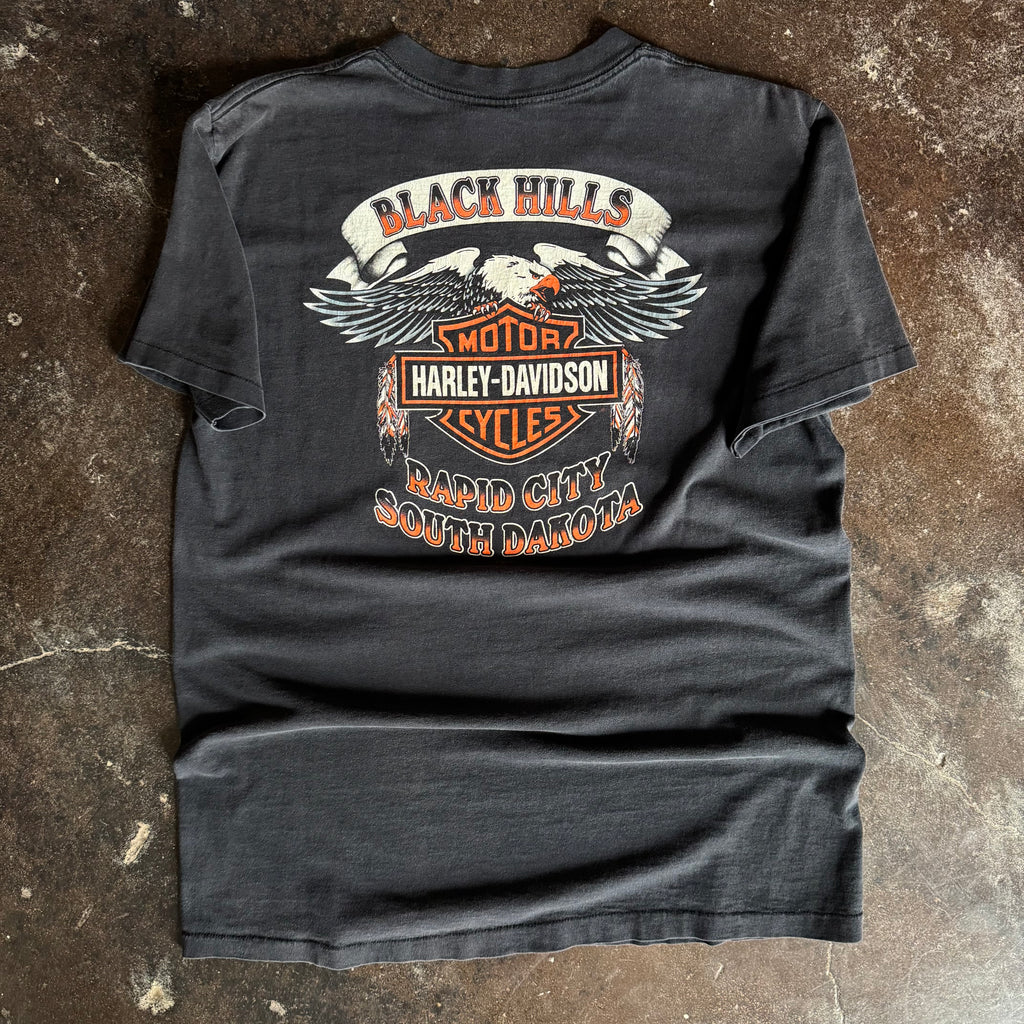 90’s Harley Sturgis Flaming Engine Tee (L)