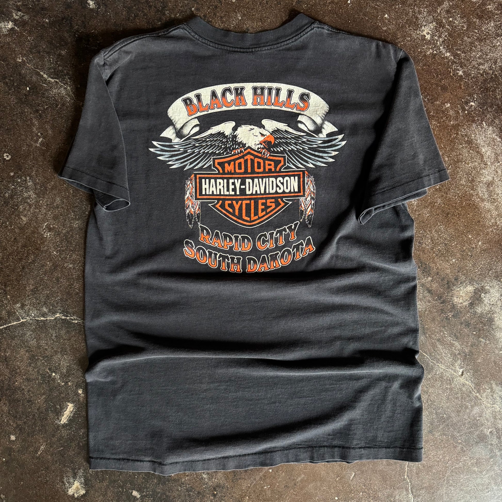 90’s Harley Sturgis Flaming Engine Tee (L)
