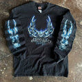 Y2K Harley Flaming Razors Daytona Longsleeve (L)