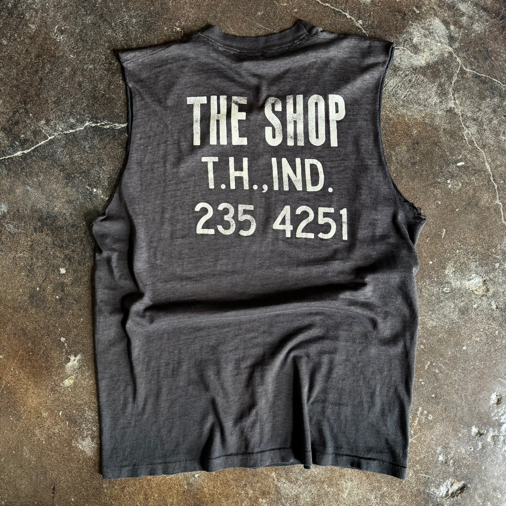 80’s Harley “Hard to Be Humble” Thrashed Cut-Off Tee (XL)