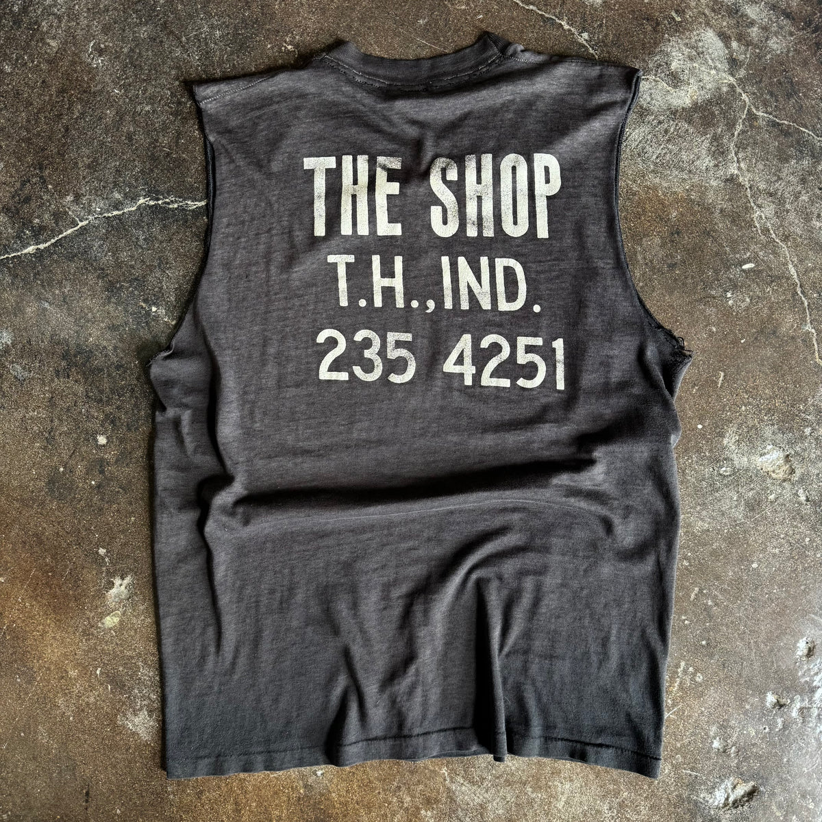 80’s Harley “Hard to Be Humble” Thrashed Cut-Off Tee (XL)