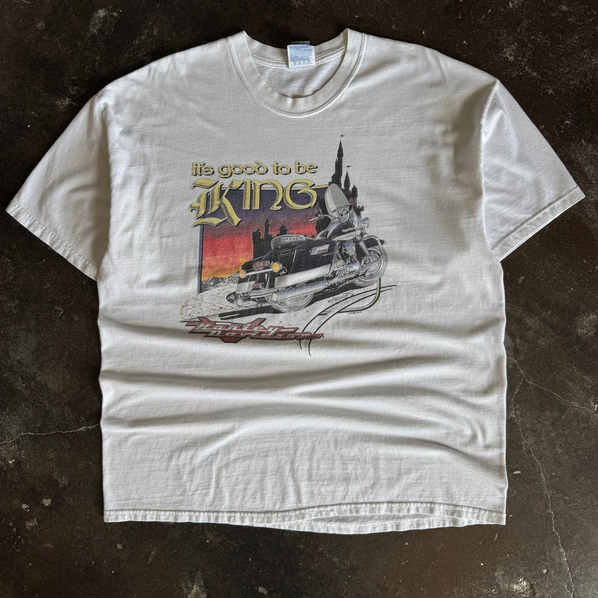 90’s Y2K Harley “Good To Be King” Tee (XL)