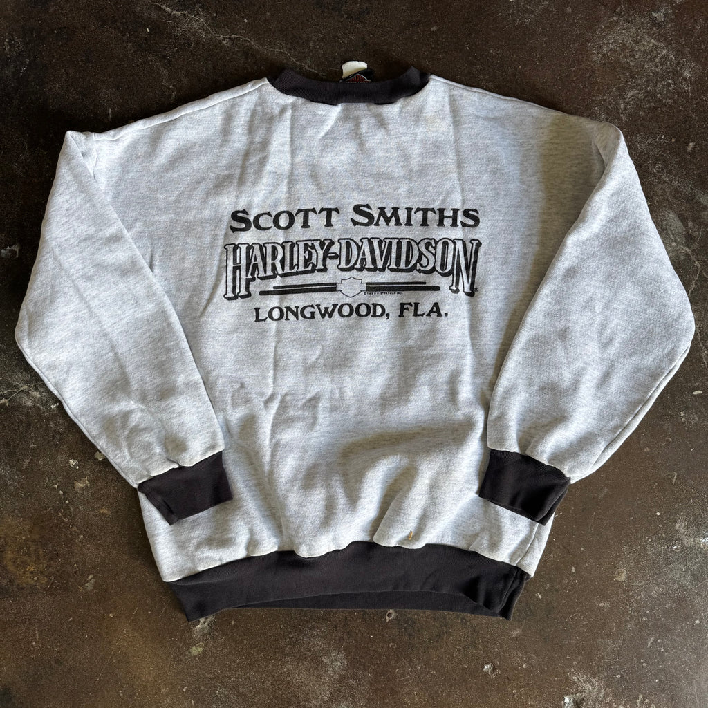 80’s Harley Davidson Big Emblem Sweatshirt (XL)