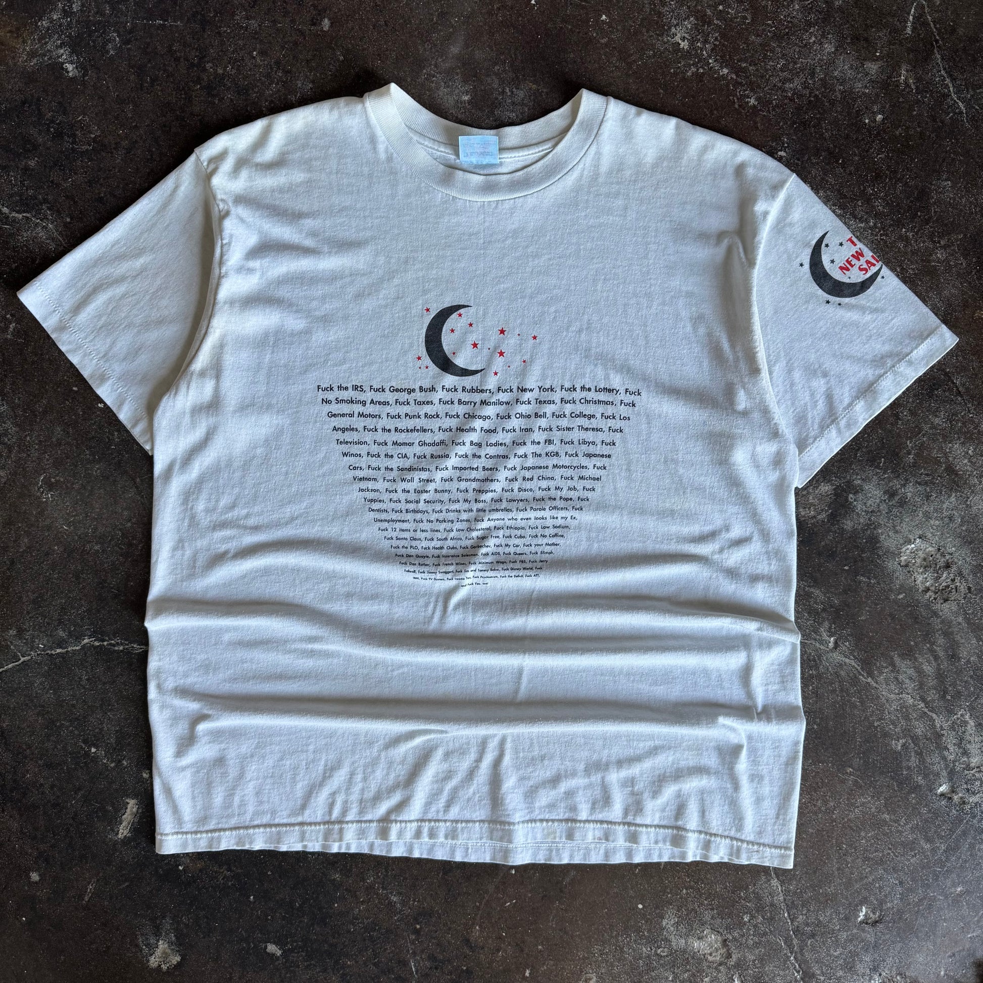 80’s Fuck Everything Liquor Store Word Tee (XL)