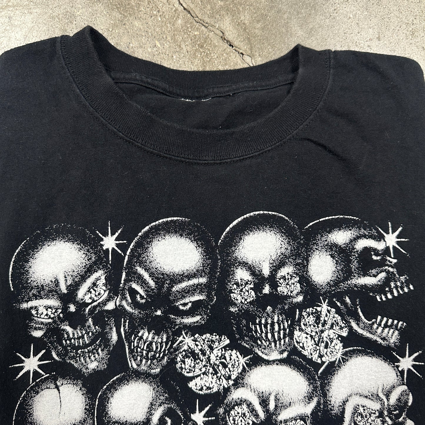 Y2K Skull Pile Tee