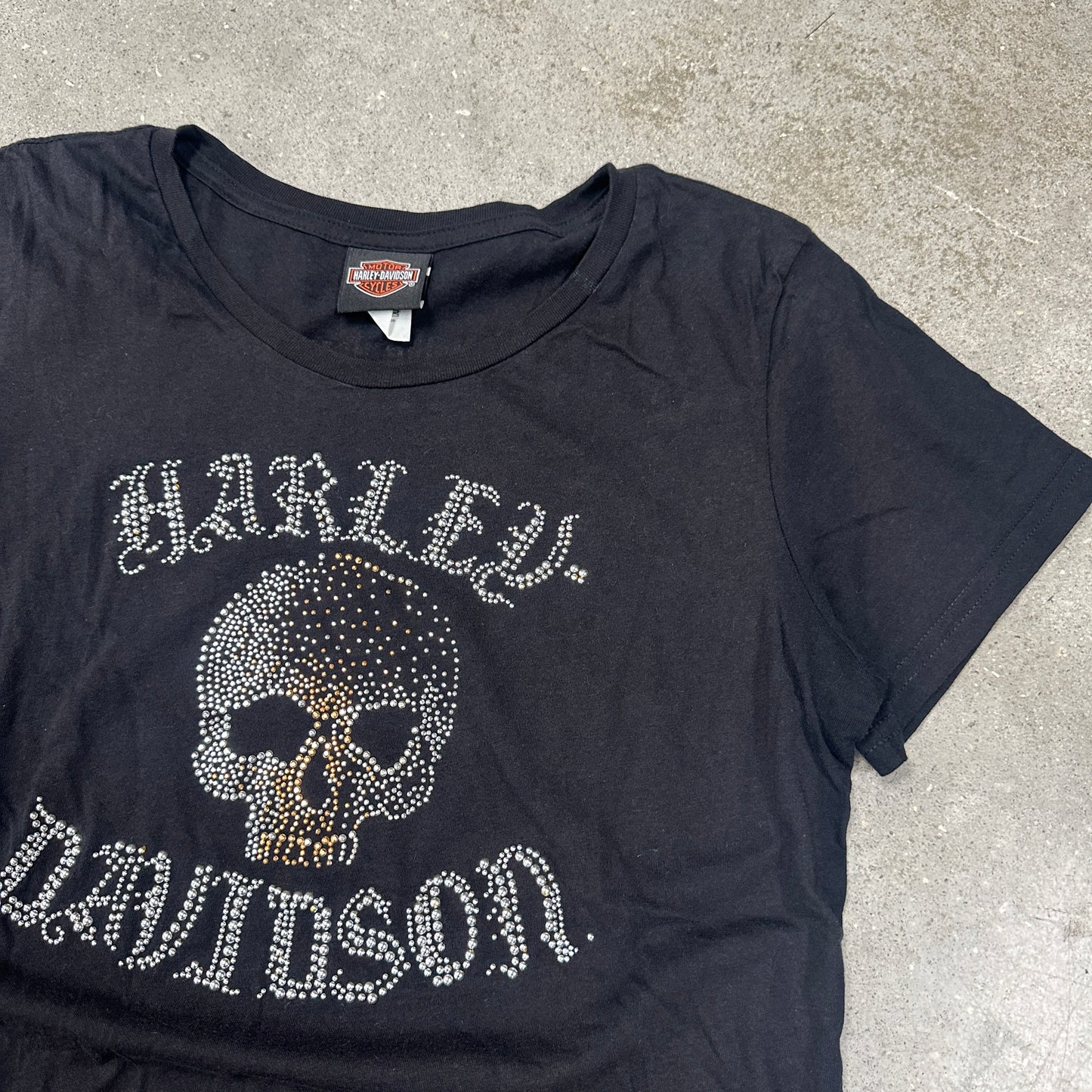 Harley Bling Skull Women’s Tank Top Tee