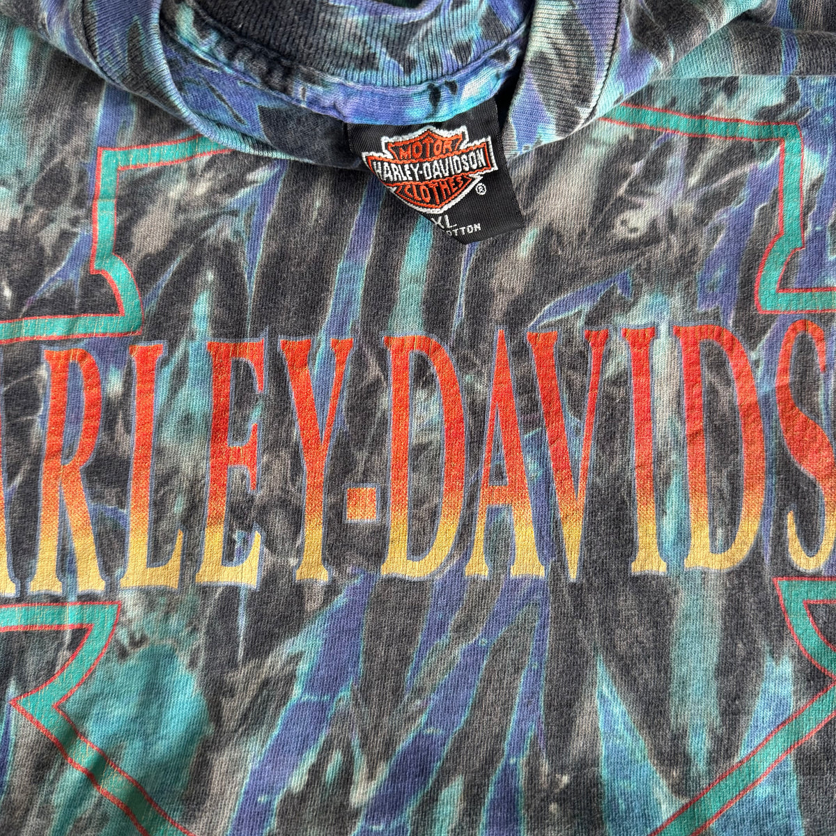 90’s Maverick Harley Tye Dye Tee (XL)