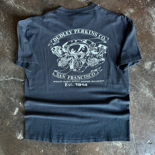 80’s Harley Alcatraz Dudley Perkins Dealer Tee (L)