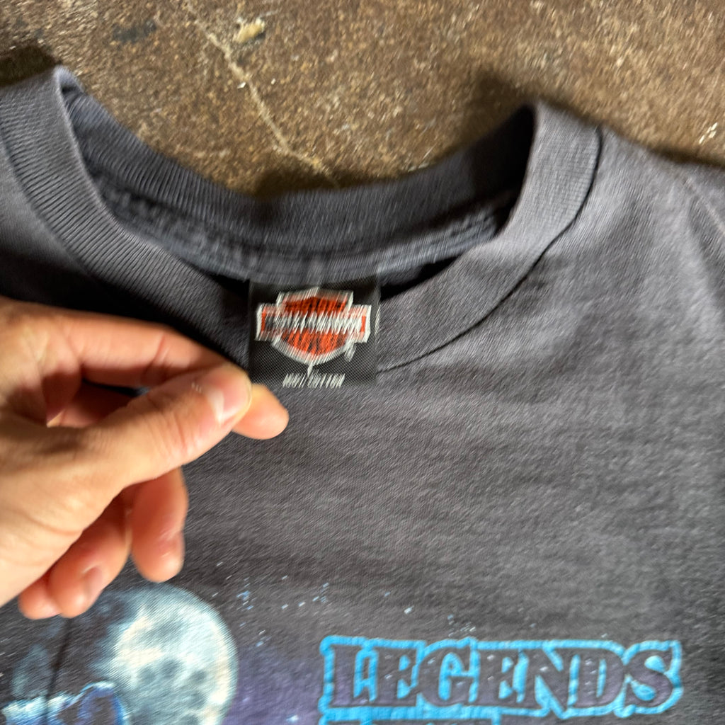 90’s Harley Legends Live Milwaukee Sun Faded Tee (L)