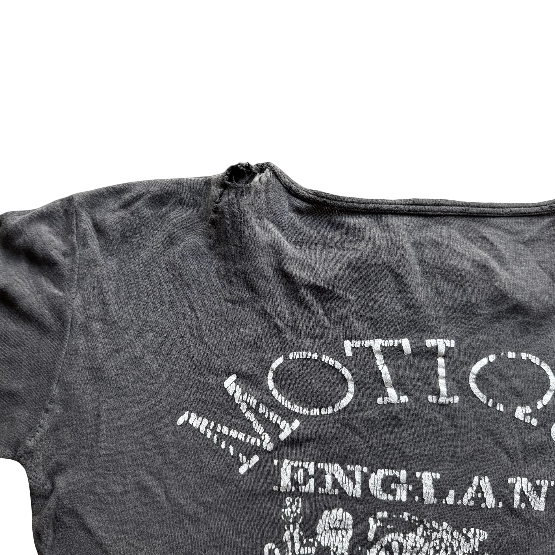 80’s Ride Hard Die Free England Distressed Tee Size M