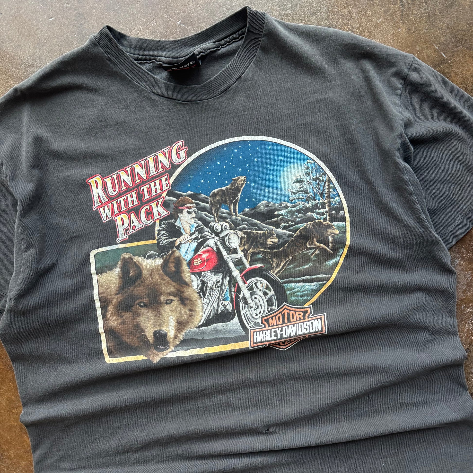 90’s Harley Running with the Pack Tee (XL)