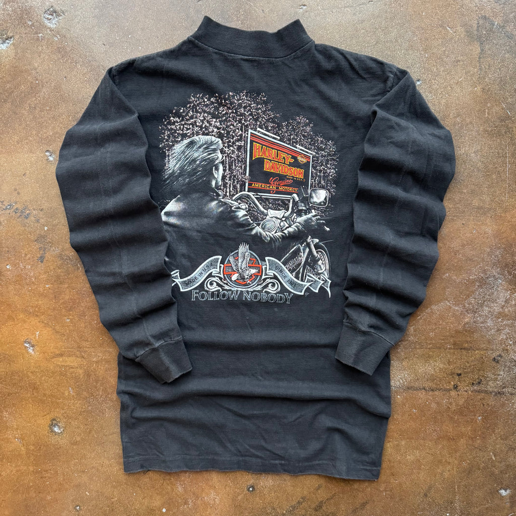 80’s Harley 3D Emblem Long Sleeve (M)