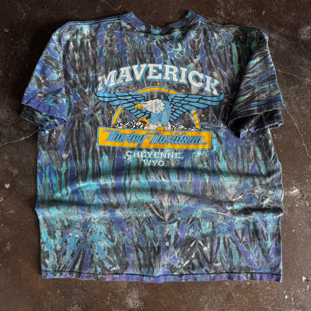 90’s Maverick Harley Tye Dye Tee (XL)