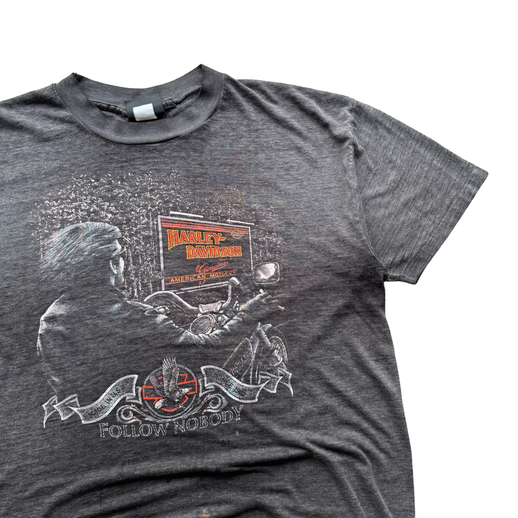 80’s Harley “Follow Nobody” Freedom Tee Size XL