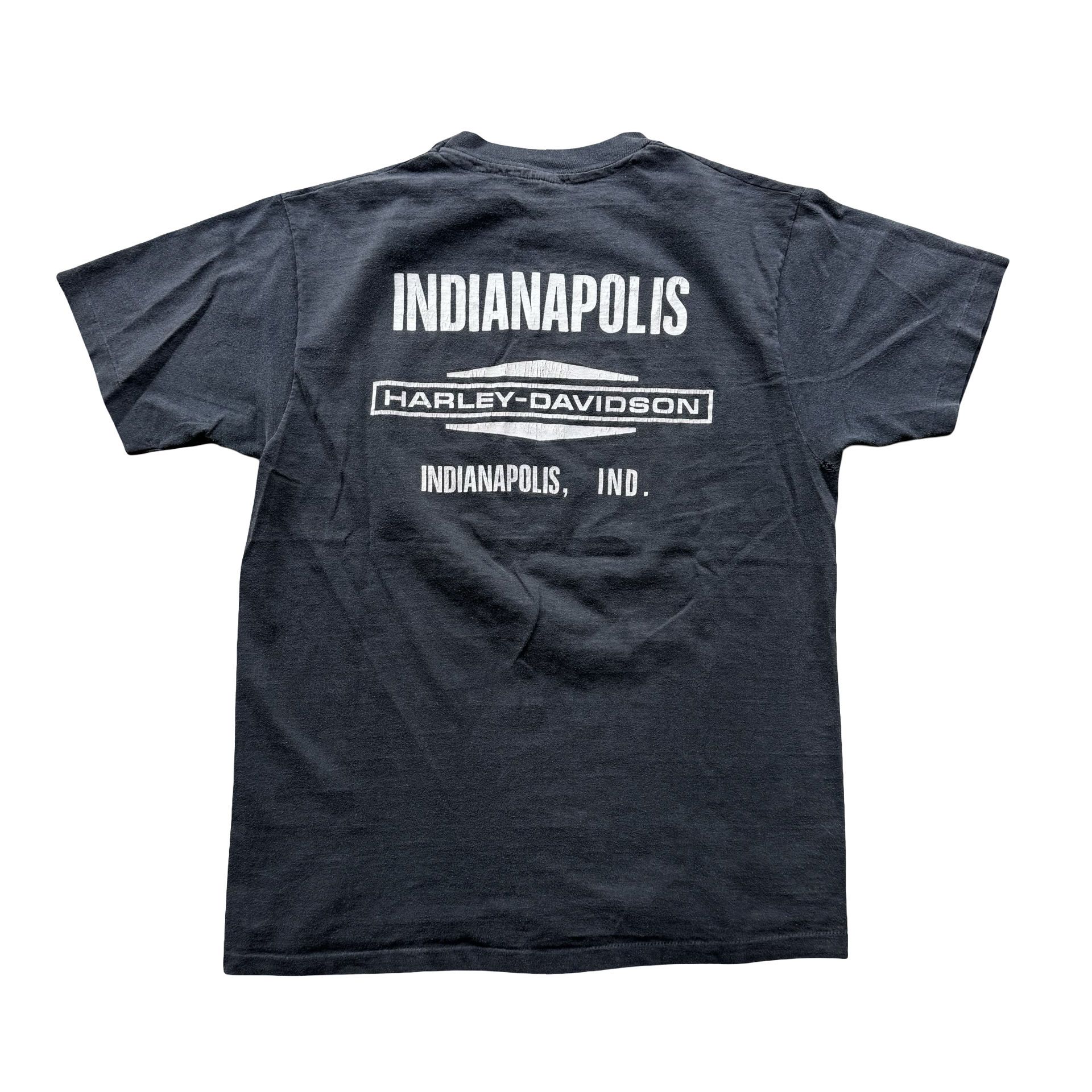 70’s Harley Established Eagle Indiana Tee Size L