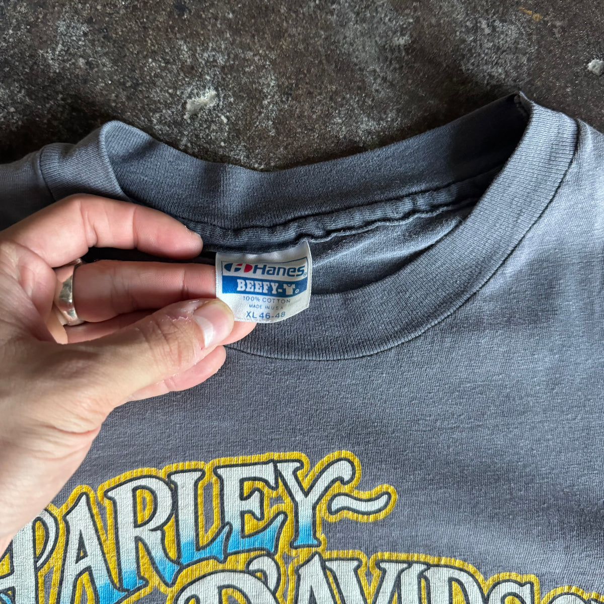 80’s Harley American Pride Sun Faded Tee (XL)
