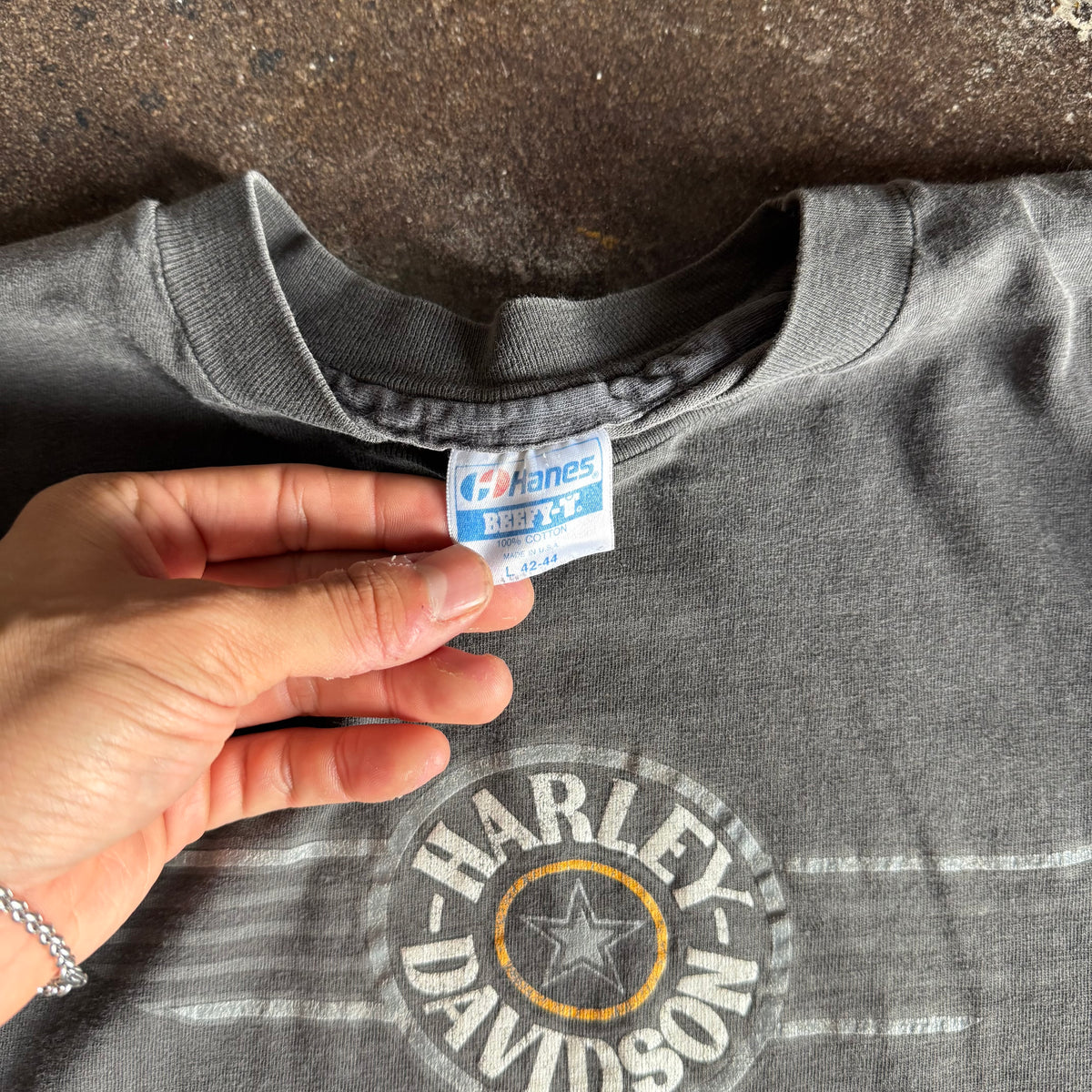 80’s Harley Emblem Sun Faded Tee (L)