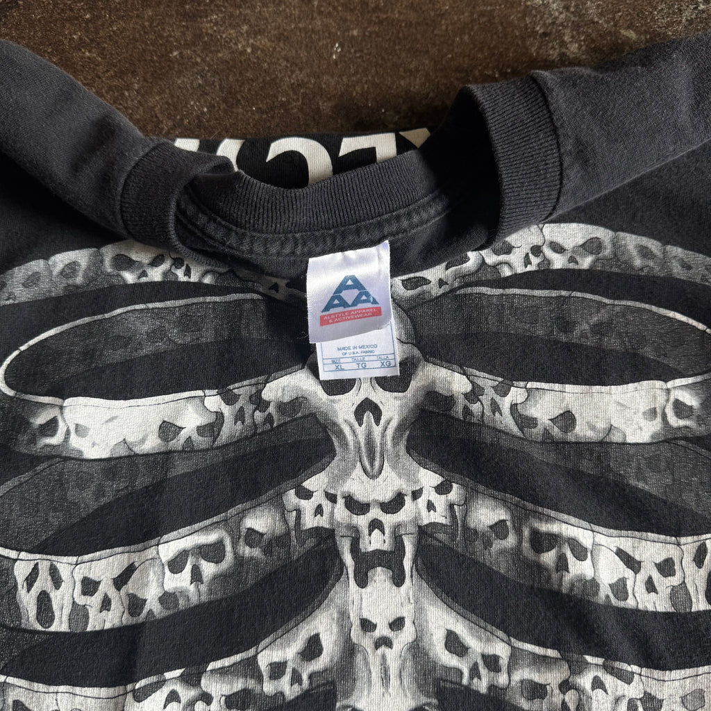 Y2K Recycle Bike Shop Skeleton Bone Longsleeve (XL)