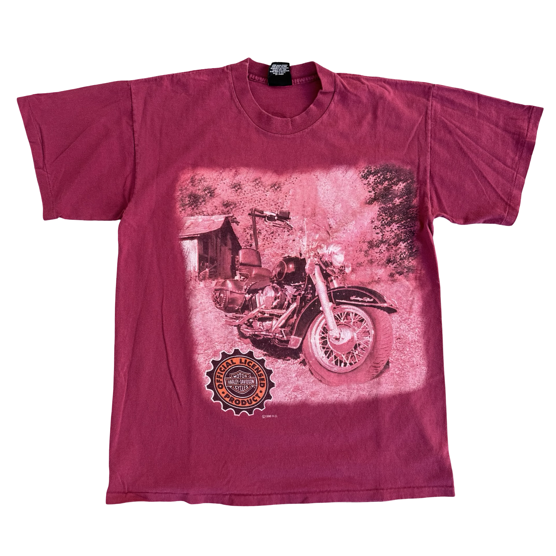 90’s Harley Davidson Bike Photo Tee Size L