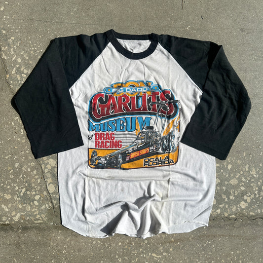 80s Big Daddy Don Garlits Drag Race Museum Raglan Tee (Minimal-Wear)