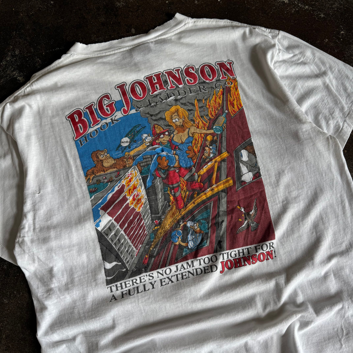 90’s Big Johnson Firefighter Tee (XL)