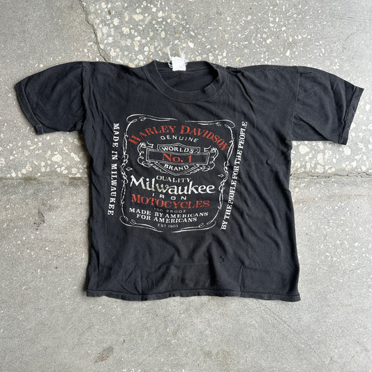 70s Harley Jack Daniels Rip Milwaukee Tee (Field-Tested)