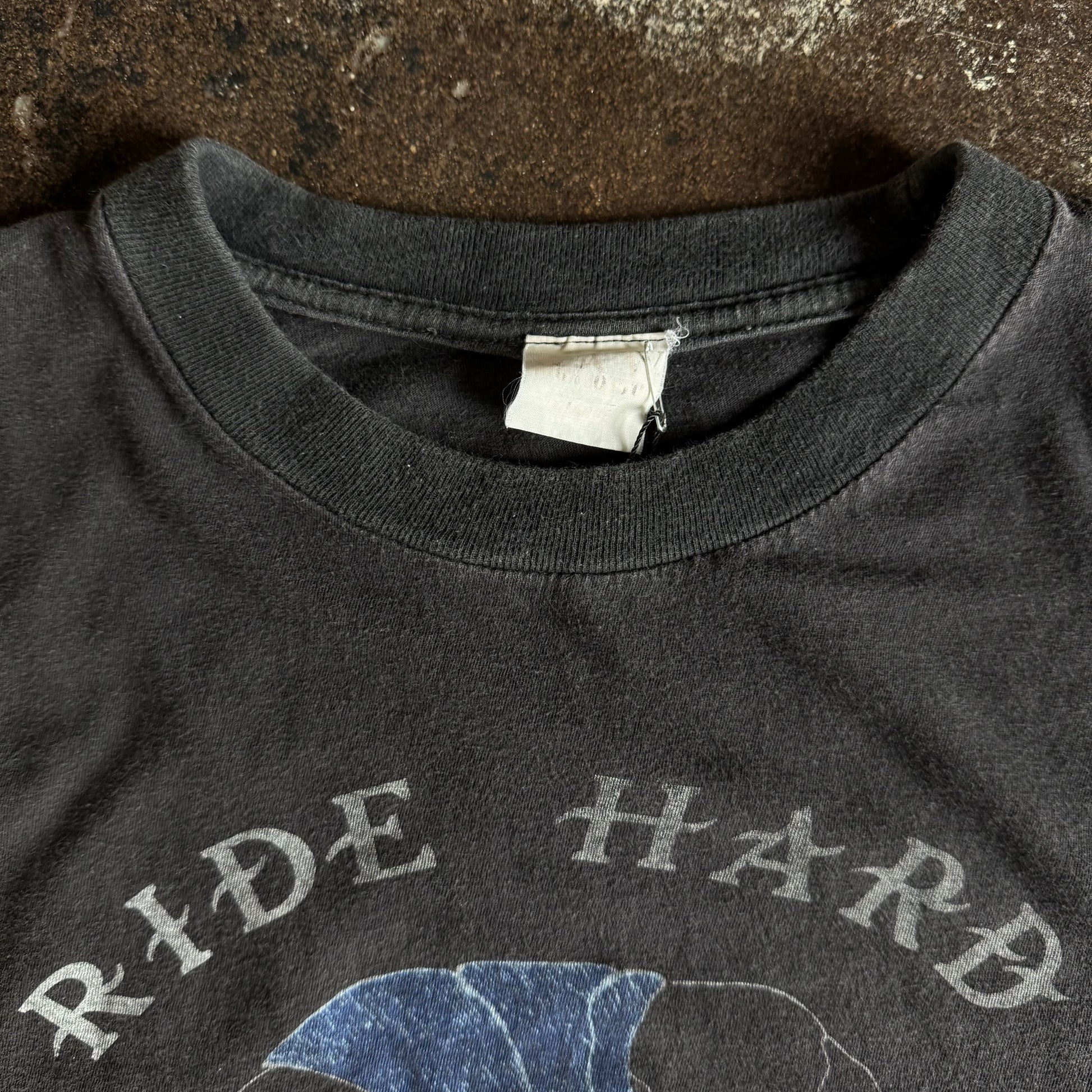 80’s Ride Hard Die Free England Skull Tee (XL)