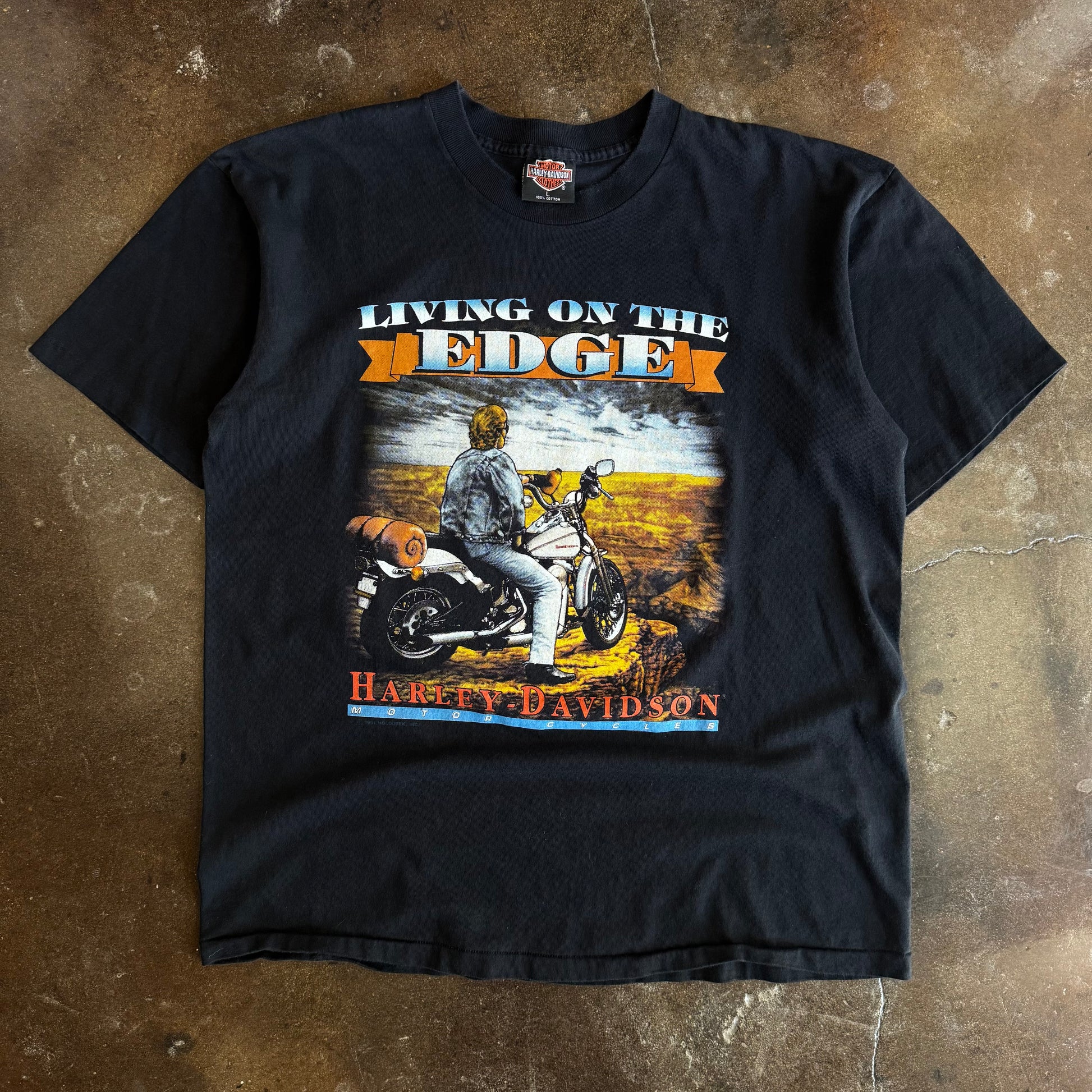 90’s Harley “Living on the Edge” Tee (L)