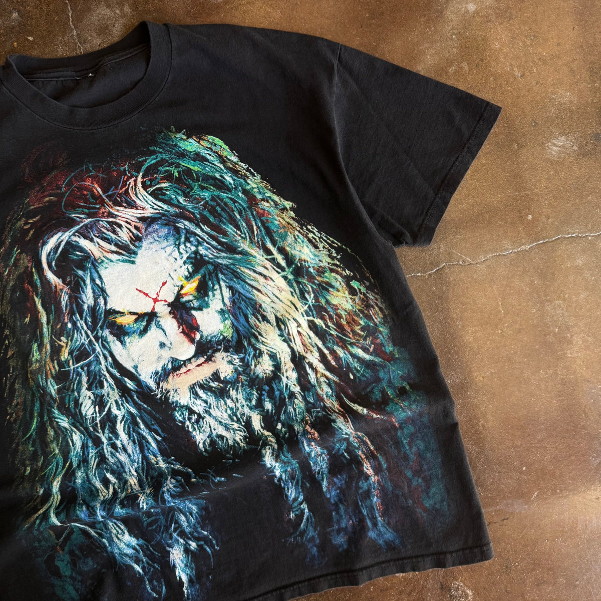 90’s Rob Zombie 100% Hardcore Big Face Tee (XL)