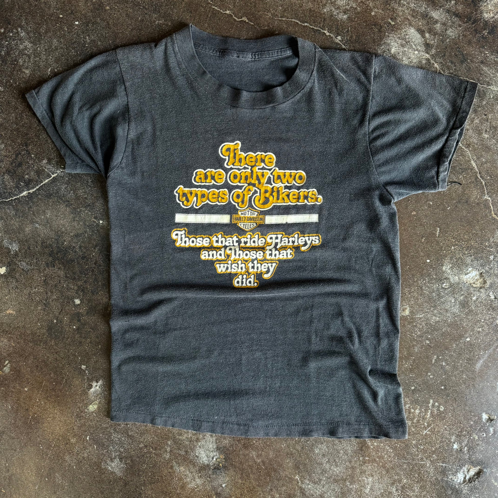 80’s Harley “Two Types of Bikers” Memphis Tee (M)