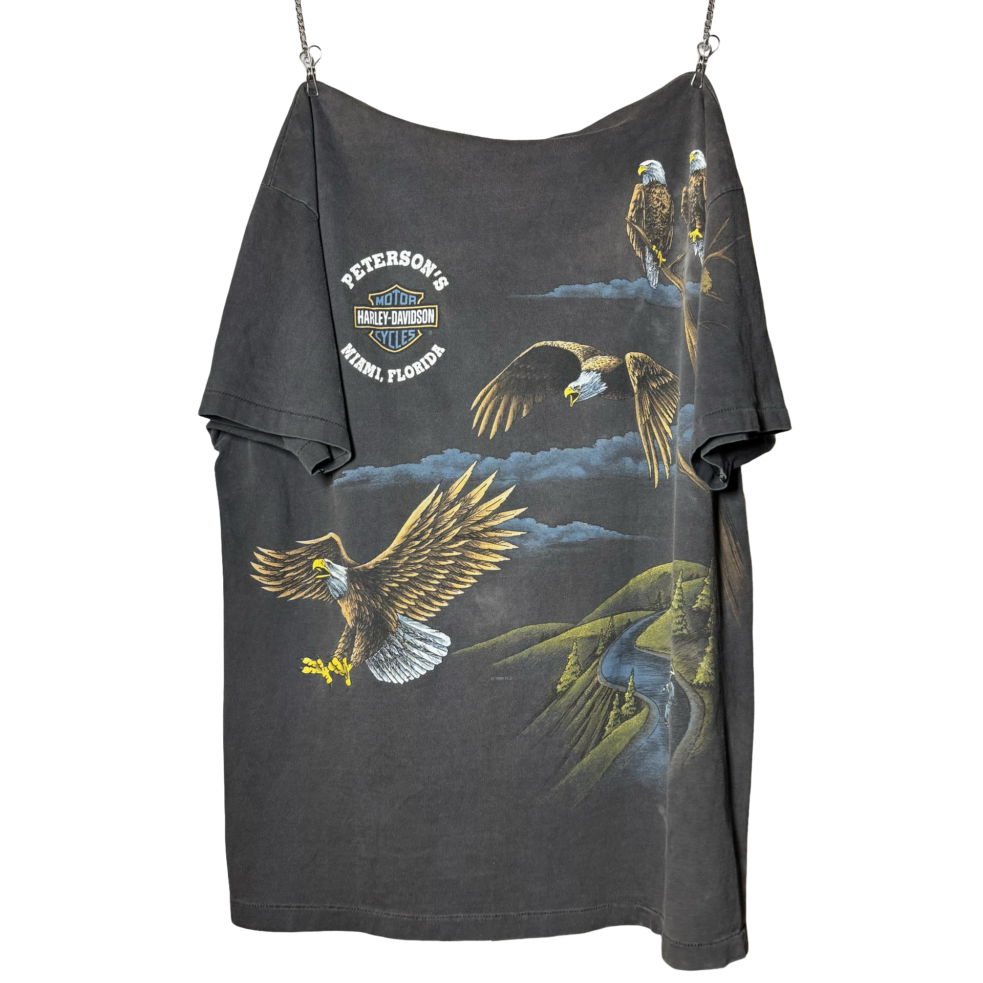 90’s Harley “Soaring High” AOP Eagle Tee Size XL