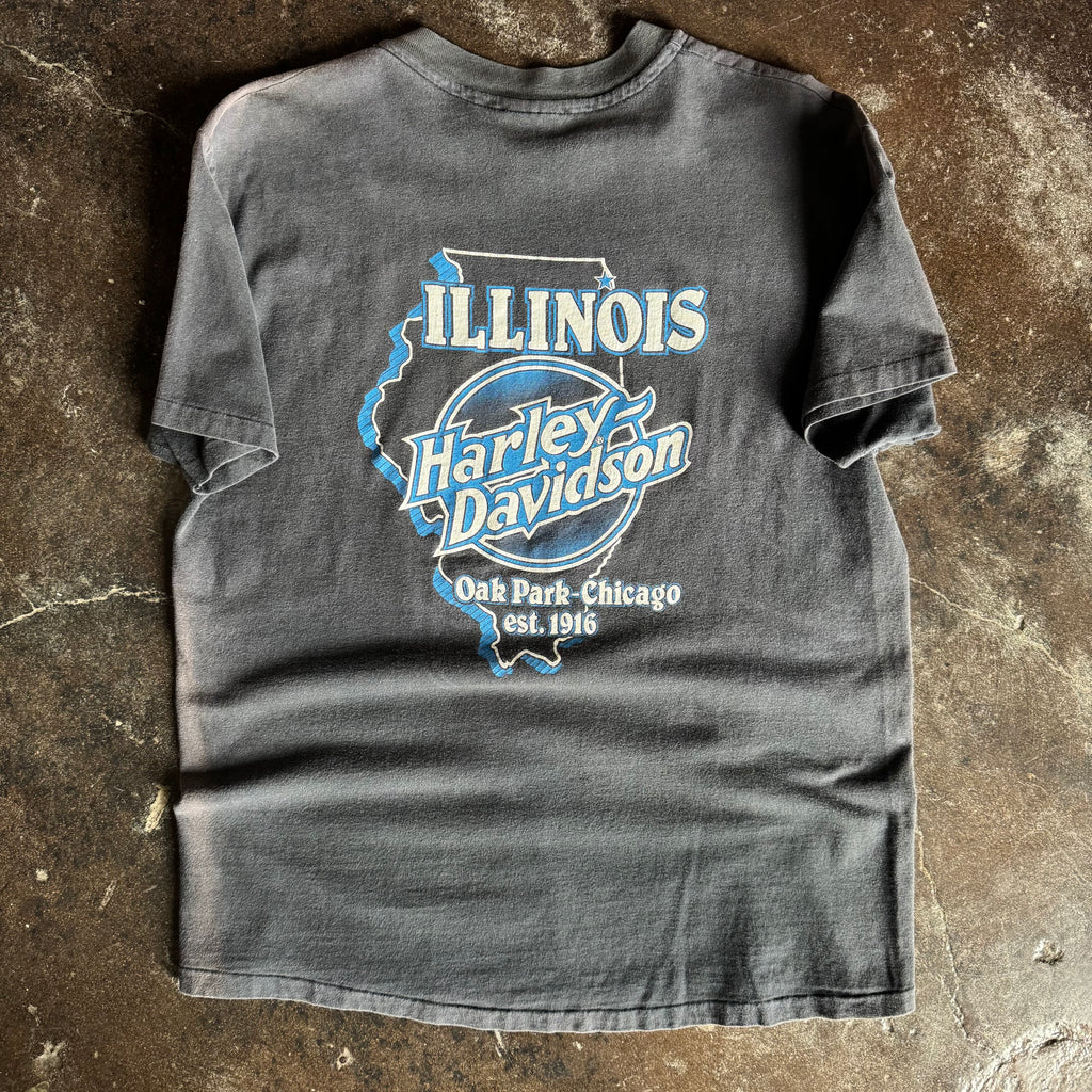 80’s Best Way to See Illinois Harley Tee (XL)