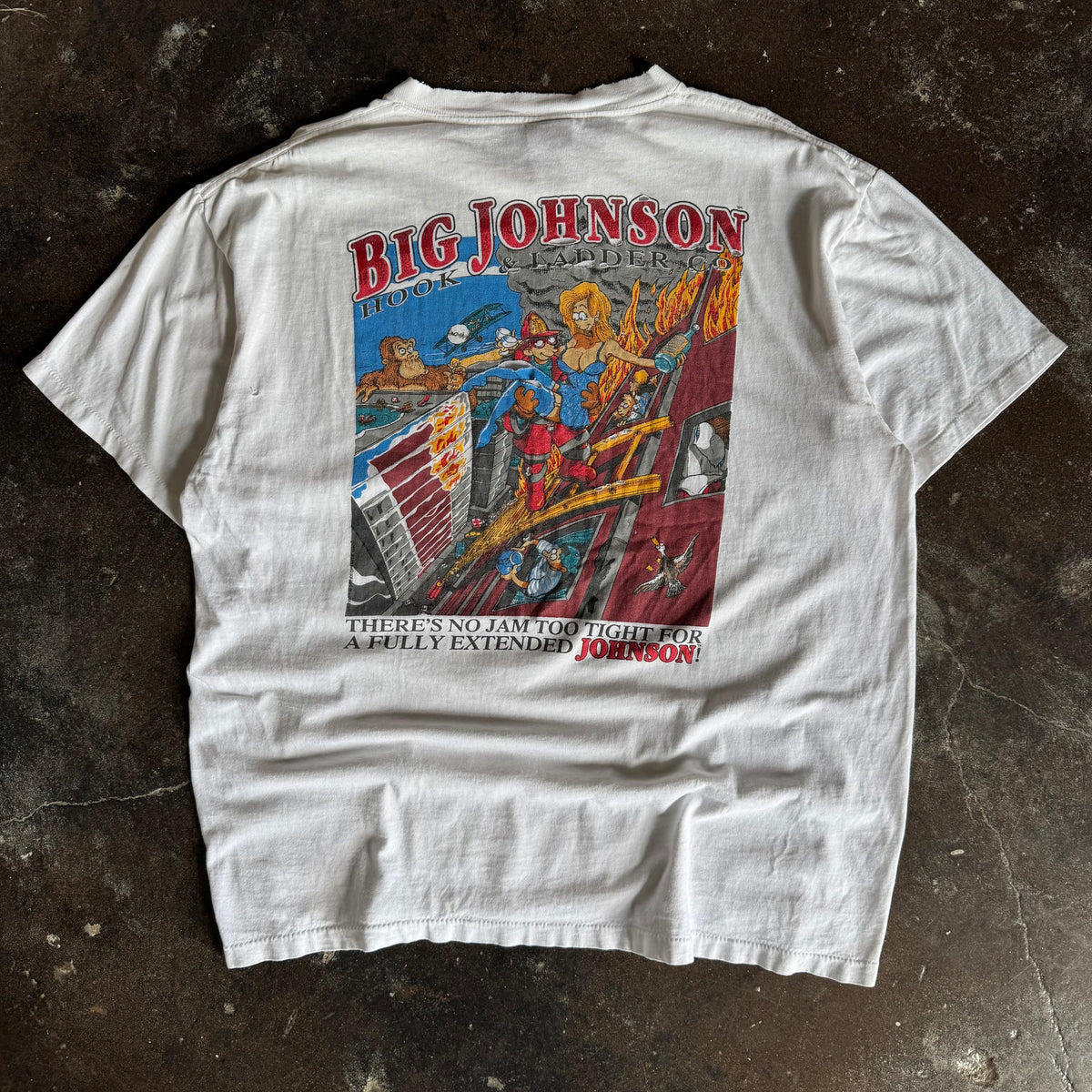 90’s Big Johnson Firefighter Tee (XL)
