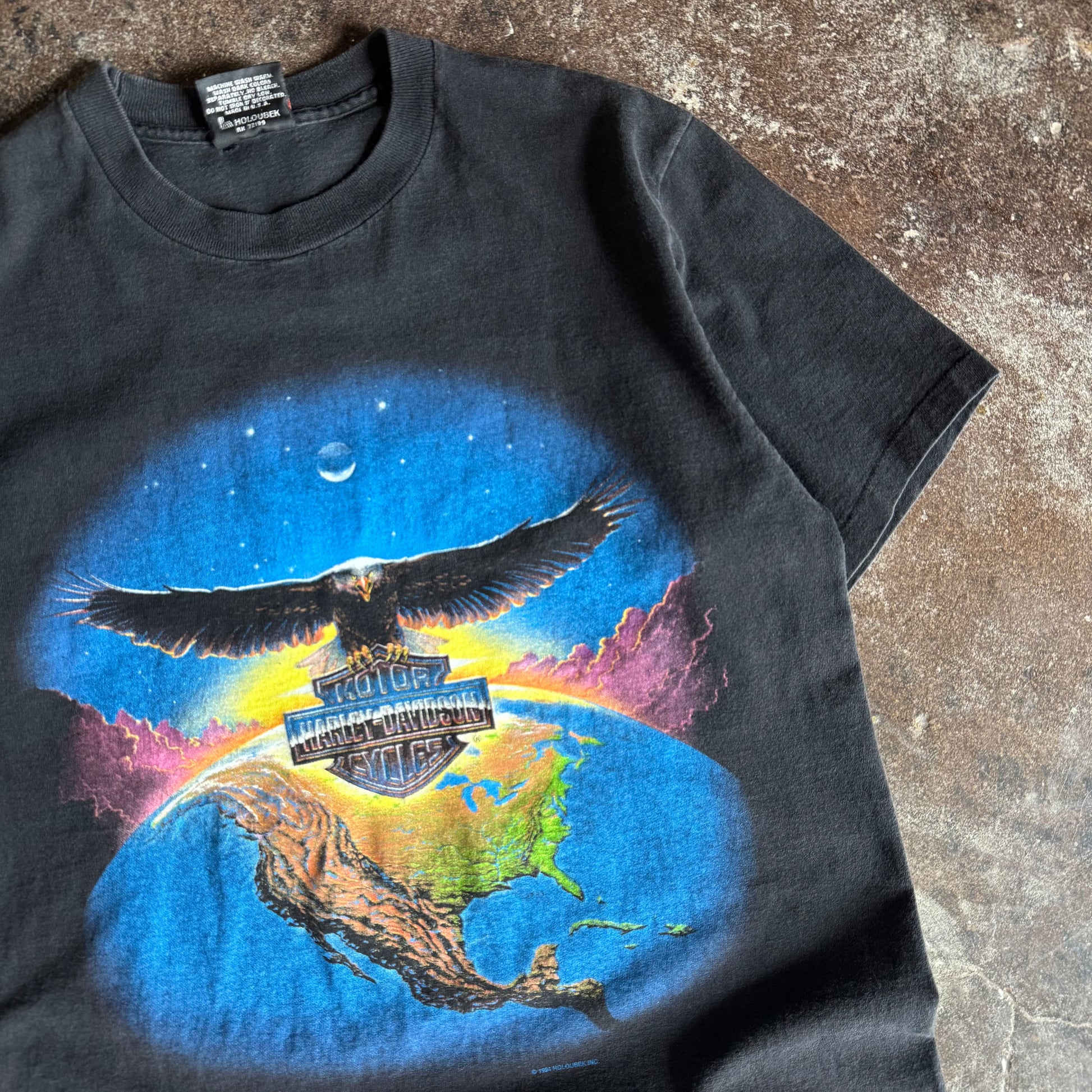 90’s Harley Eagle Sunset Earth Tee (M)