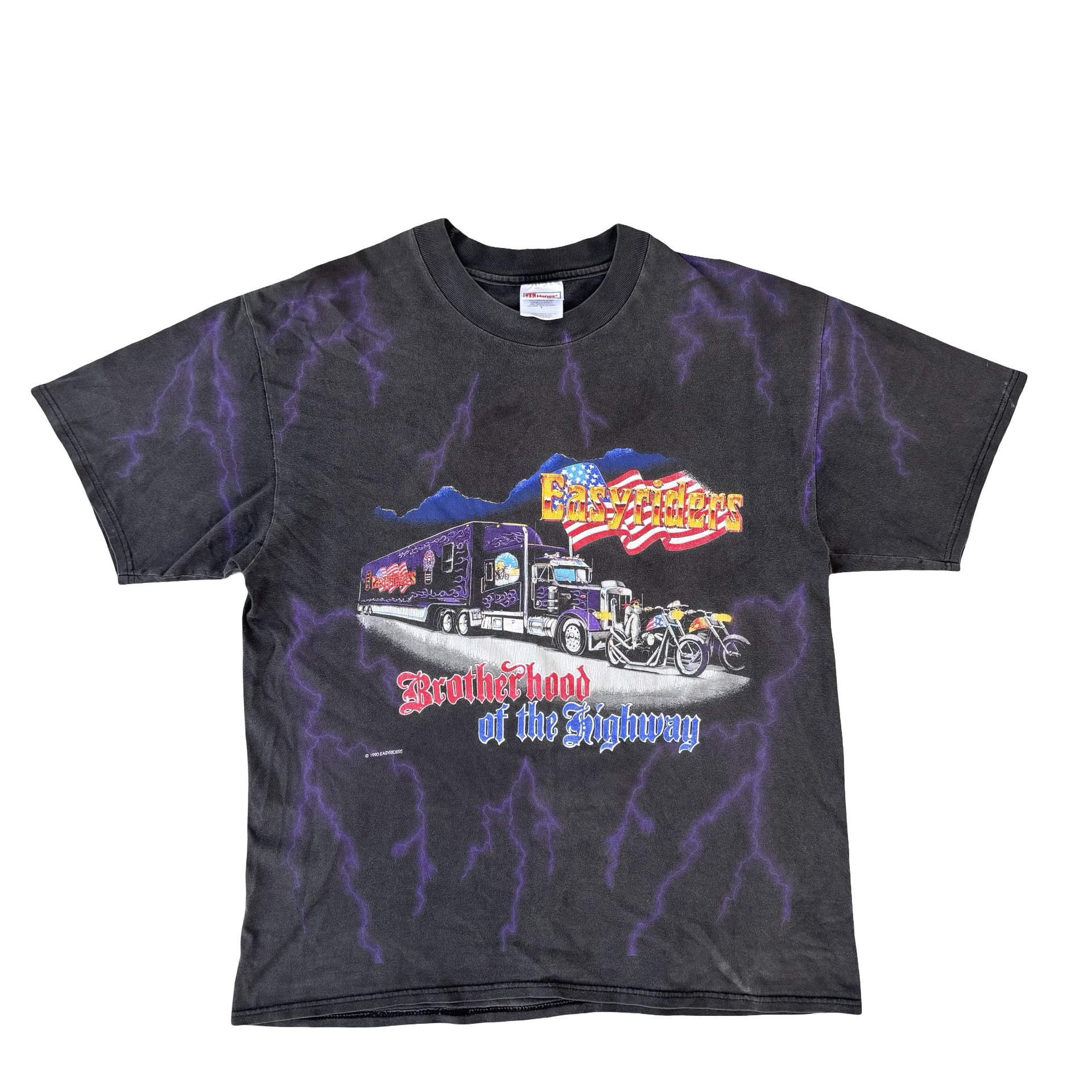 90’s Easyriders Lightning Truck AOP Tee Size L