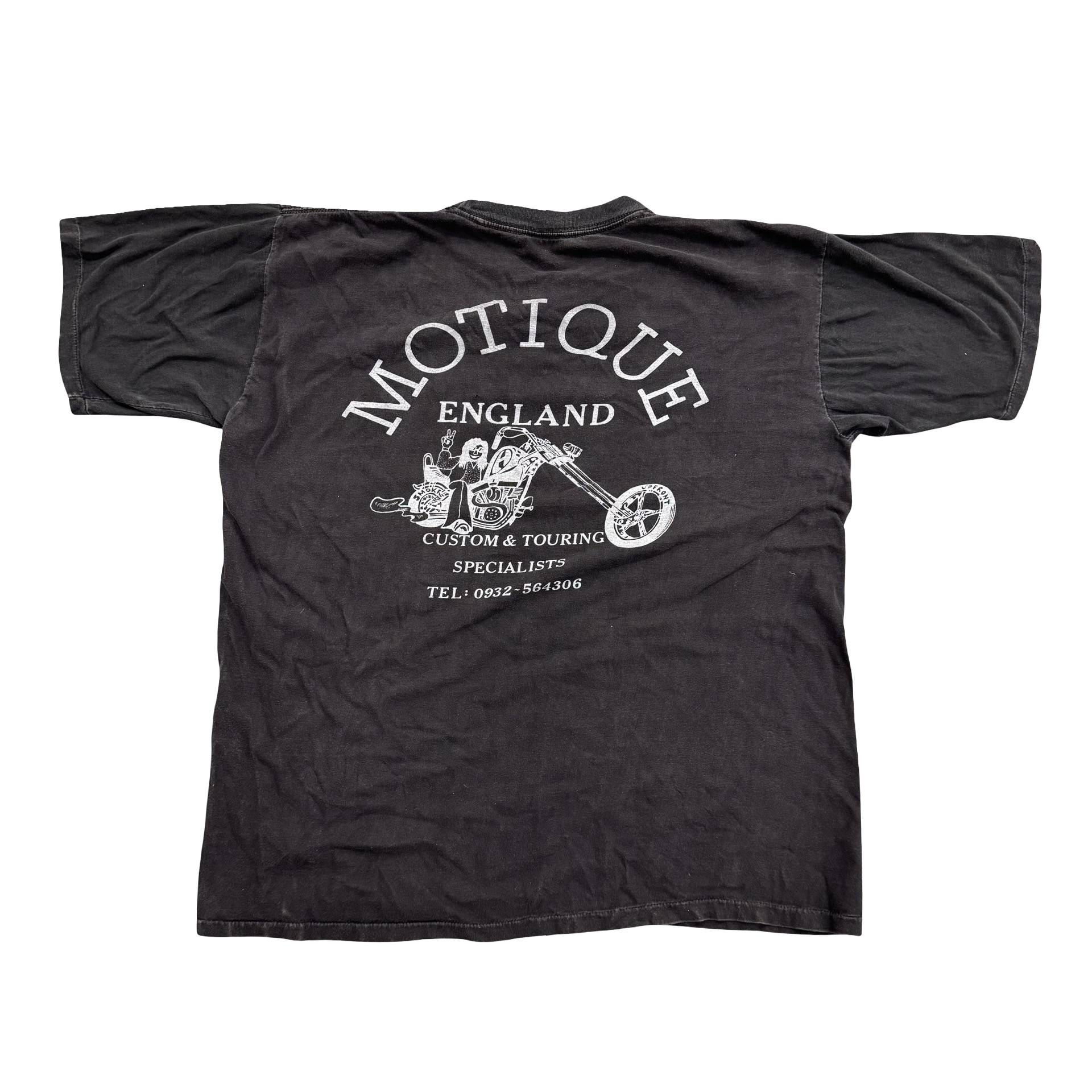 80’s Ride Hard Die Free Harley Bandana Skull Tee Size XL