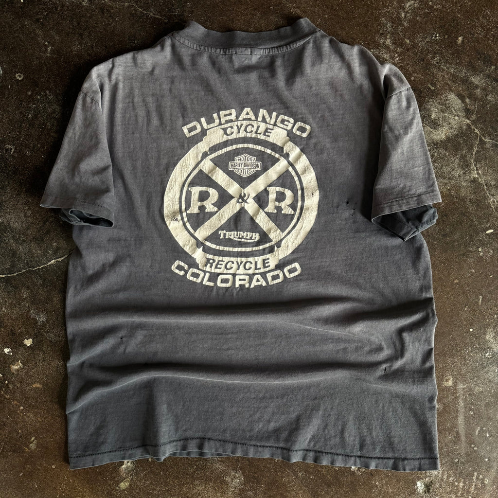 80’s Harley Cycle Recycle Sun Faded Tee (XL)