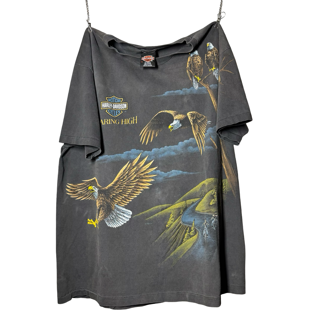 90’s Harley “Soaring High” AOP Eagle Tee Size XL