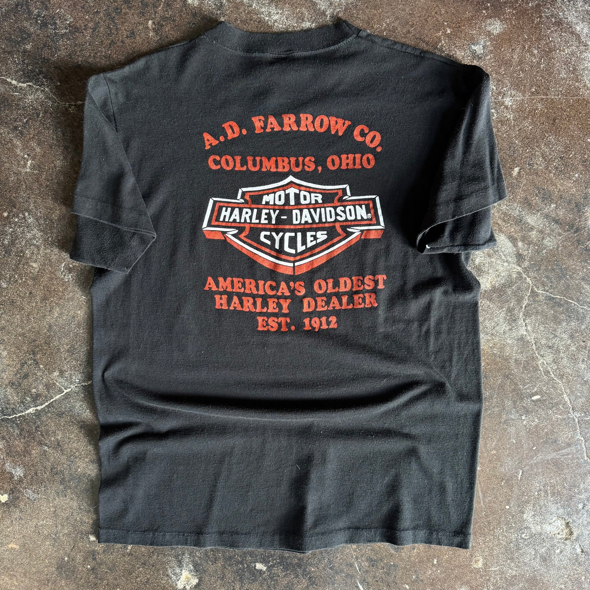 80’s Harley Country “Bikers Only” Ohio Tee (XL)