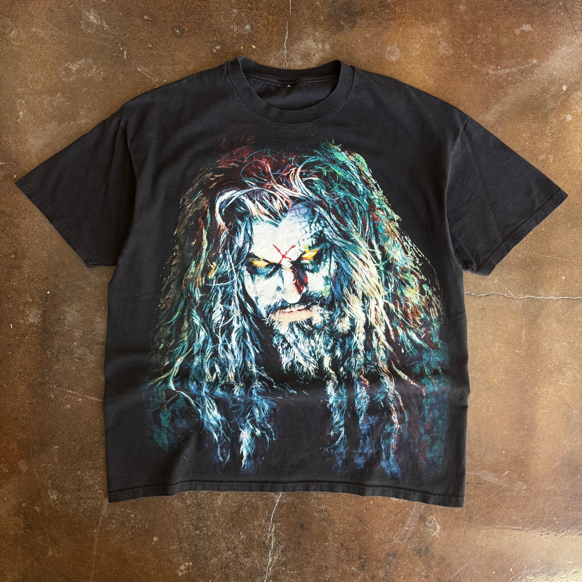 90’s Rob Zombie 100% Hardcore Big Face Tee (XL)
