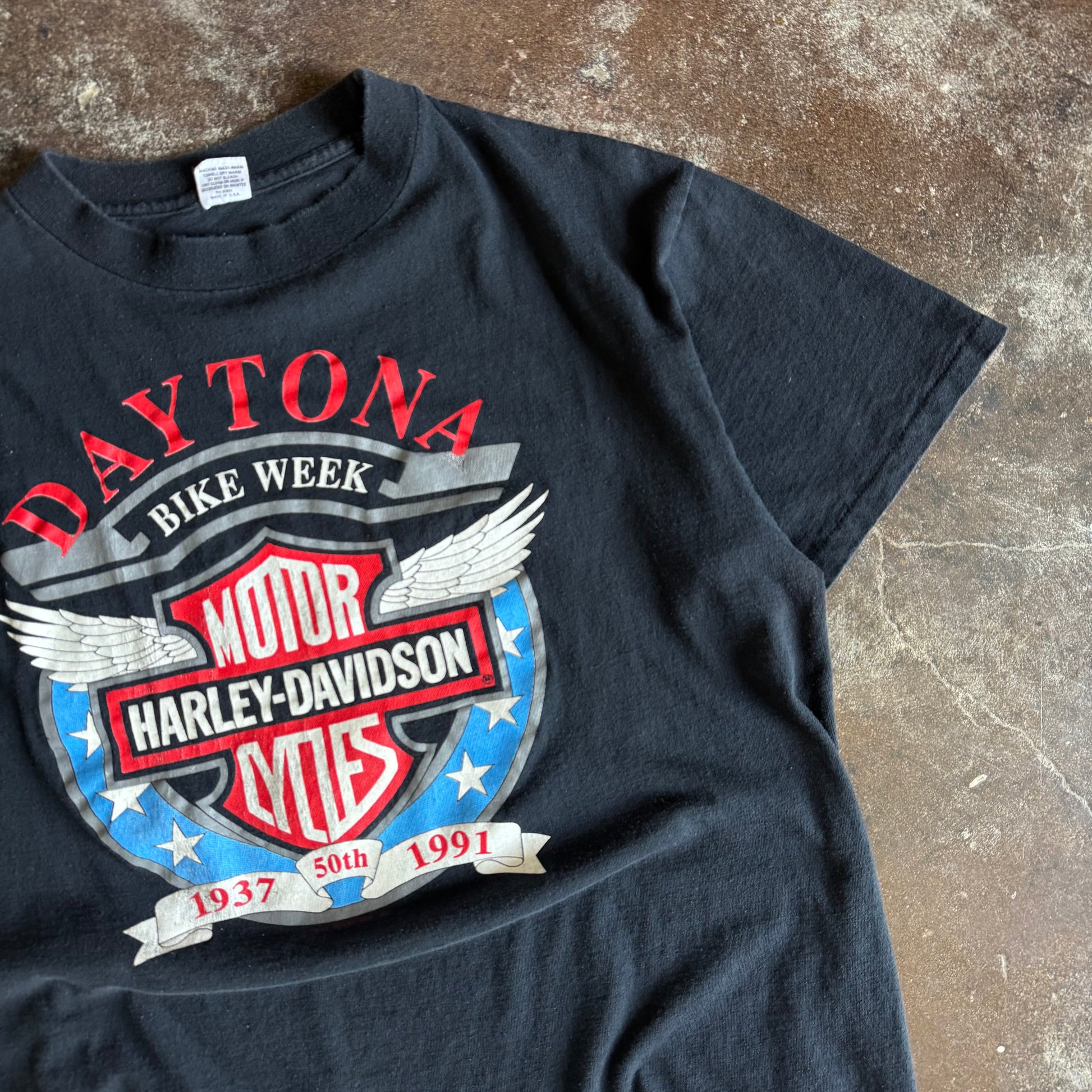90’s Harley Daytona Bike Week Emblem Wings Tee (L)
