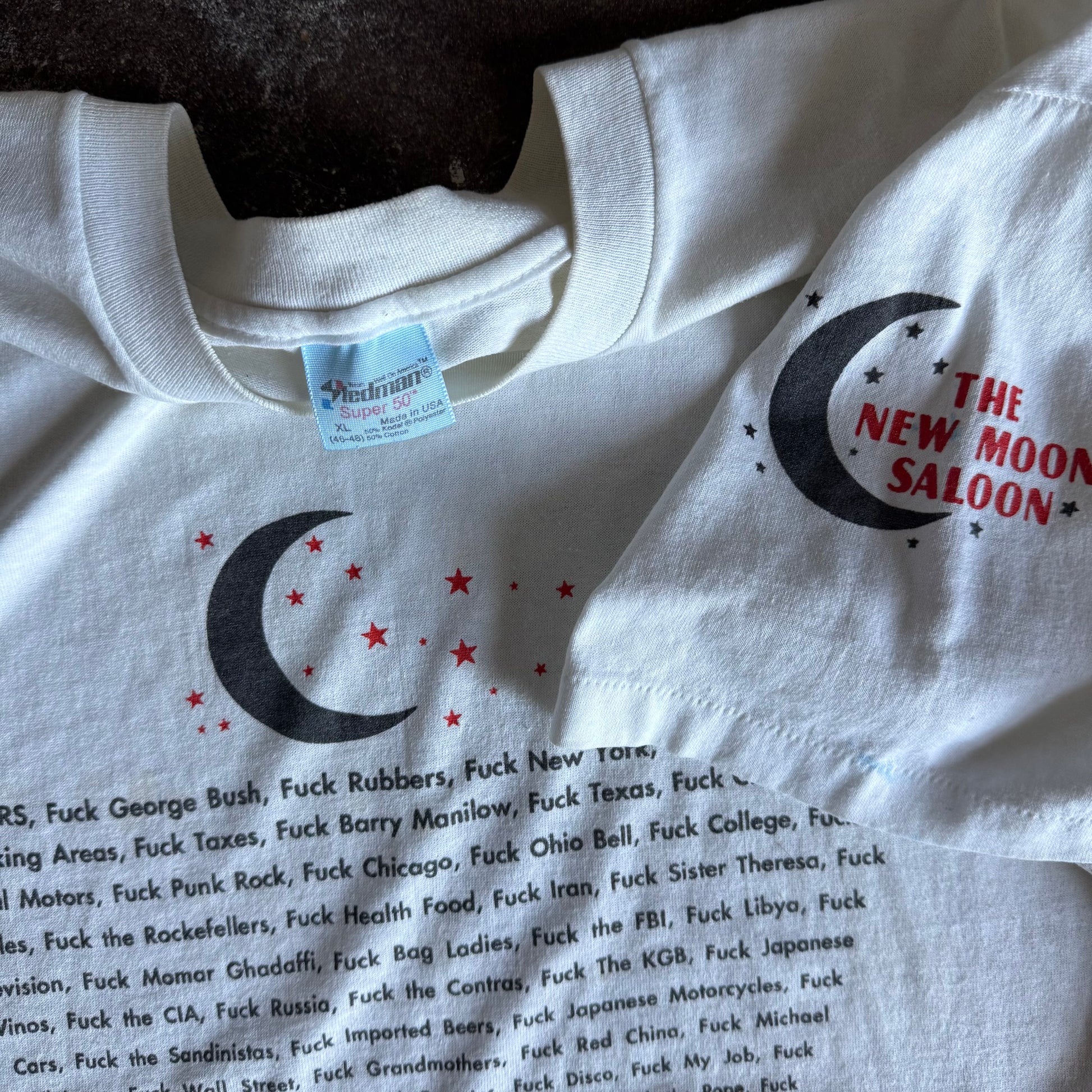 80’s Fuck Everything Liquor Store Word Tee (XL)