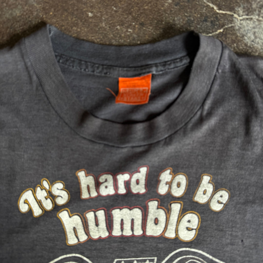 80’s Harley “Hard to Be Humble” Thrashed Cut-Off Tee (XL)