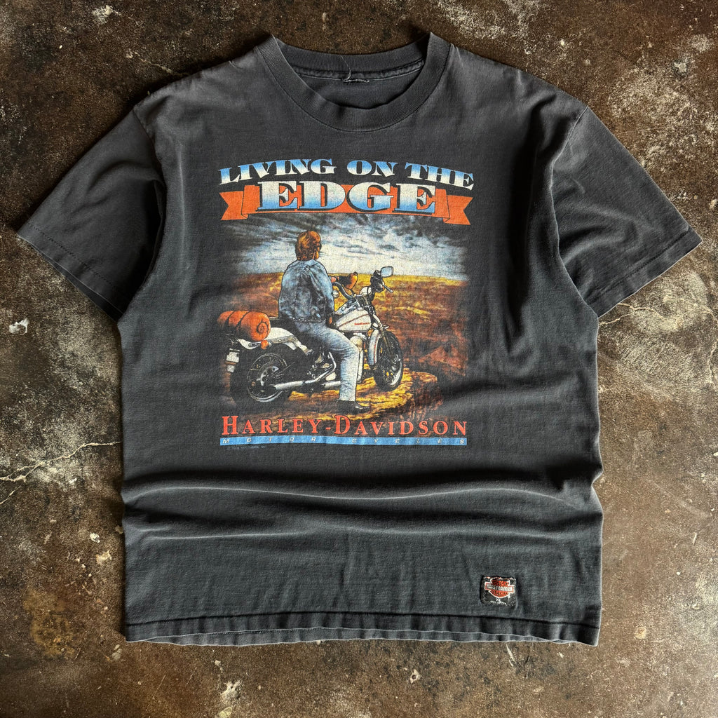 90’s Harley On the Edge Sun Faded Tee (XL)