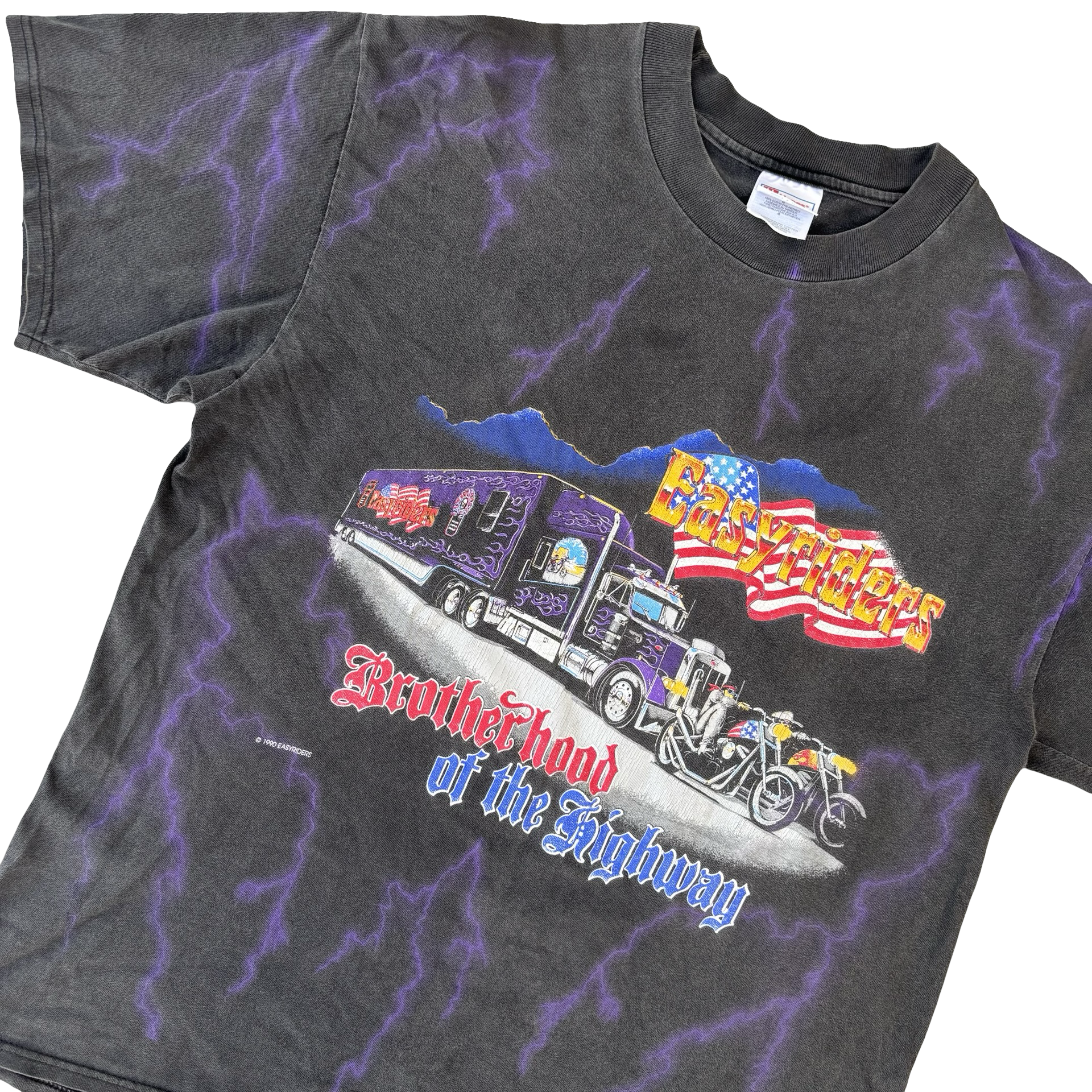 90’s Easyriders Lightning Truck AOP Tee Size L