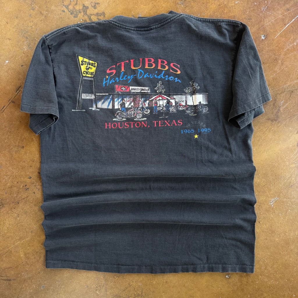 90’s Harley Davidson Genuine Spellout Tee (L)