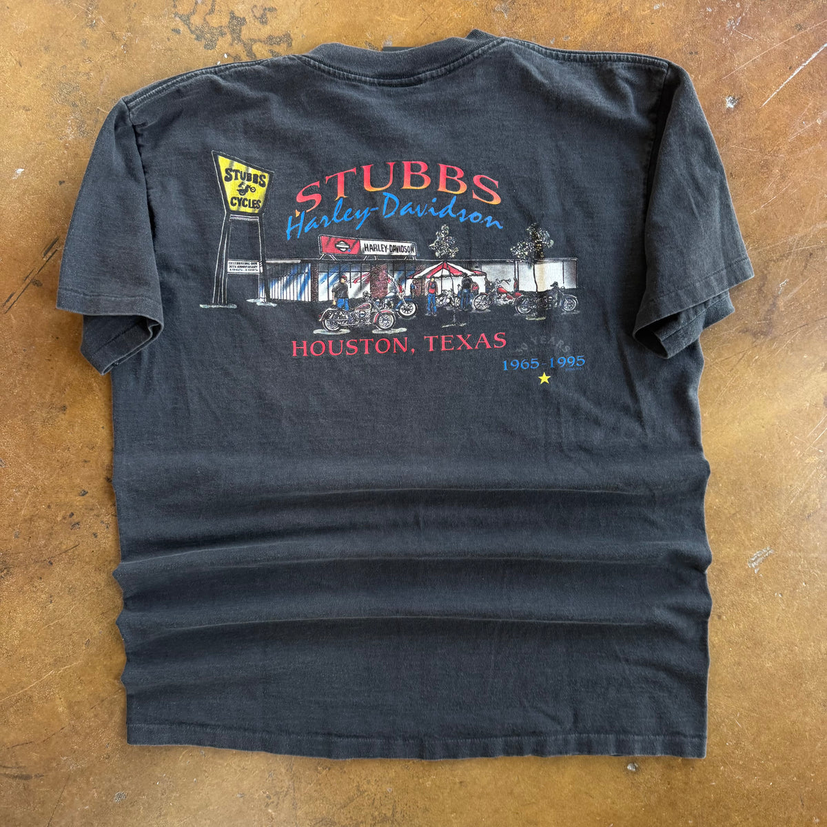 90’s Harley Davidson Genuine Spellout Tee (L)